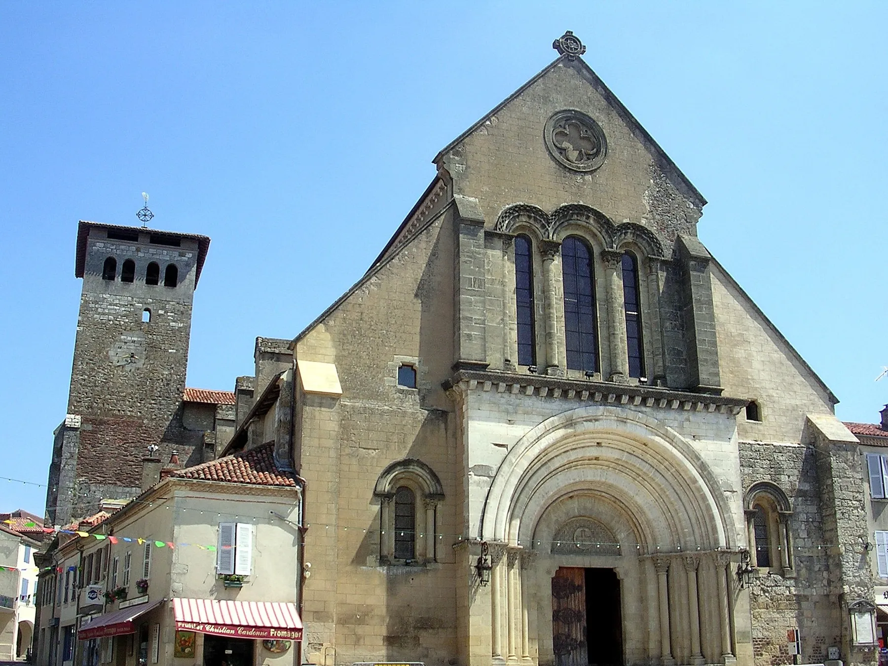 Abbaye bénédictine de Saint-Sever, dans les Landes (France)