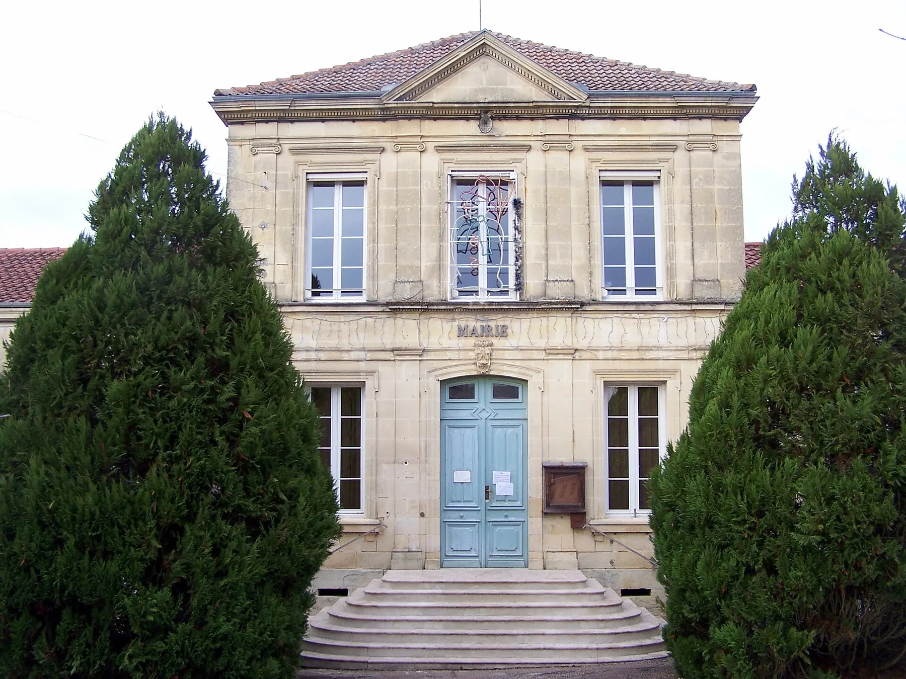 Town hall of Aillas (Gironde, France)