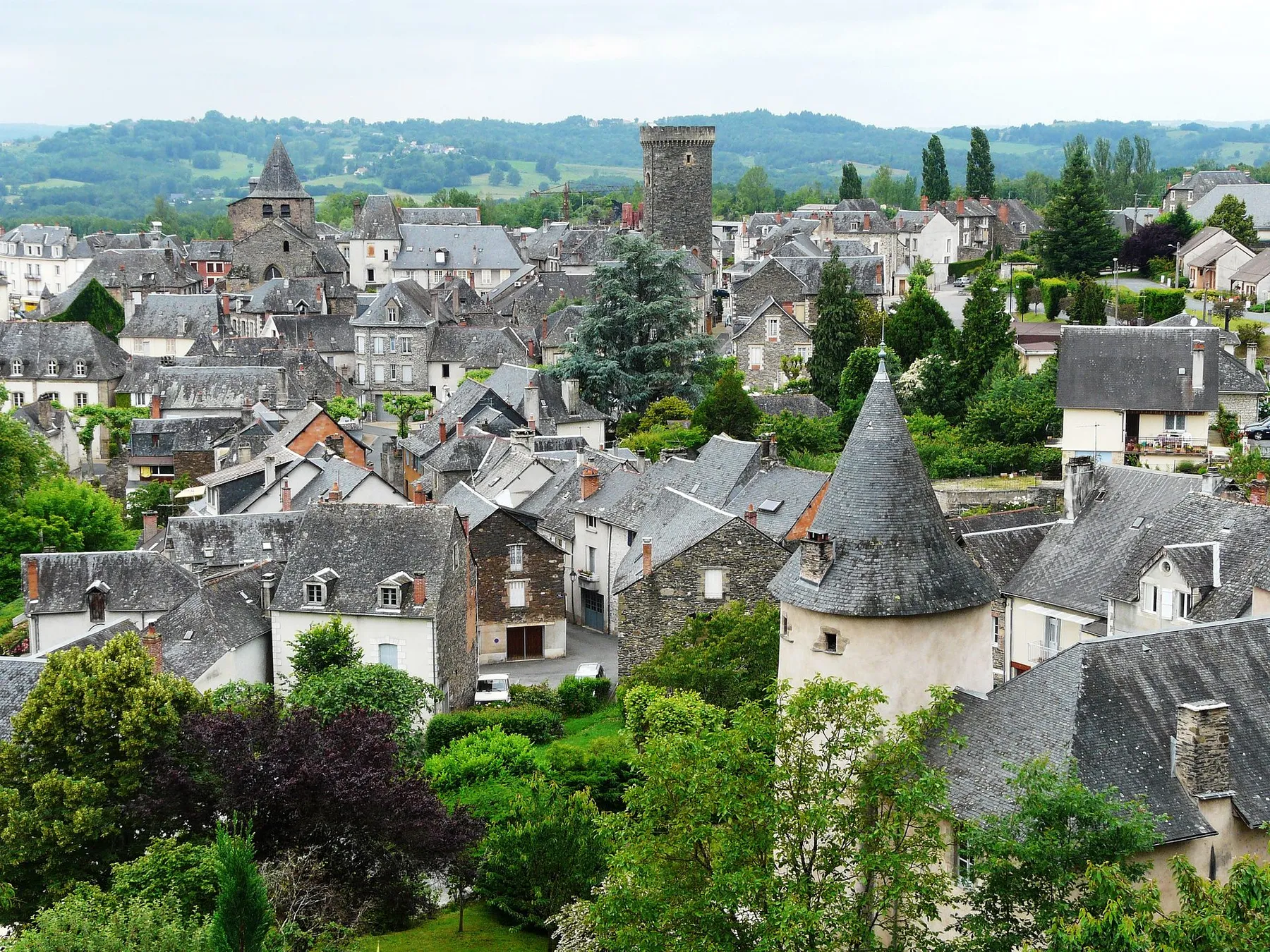 Vue générale d'Allassac
