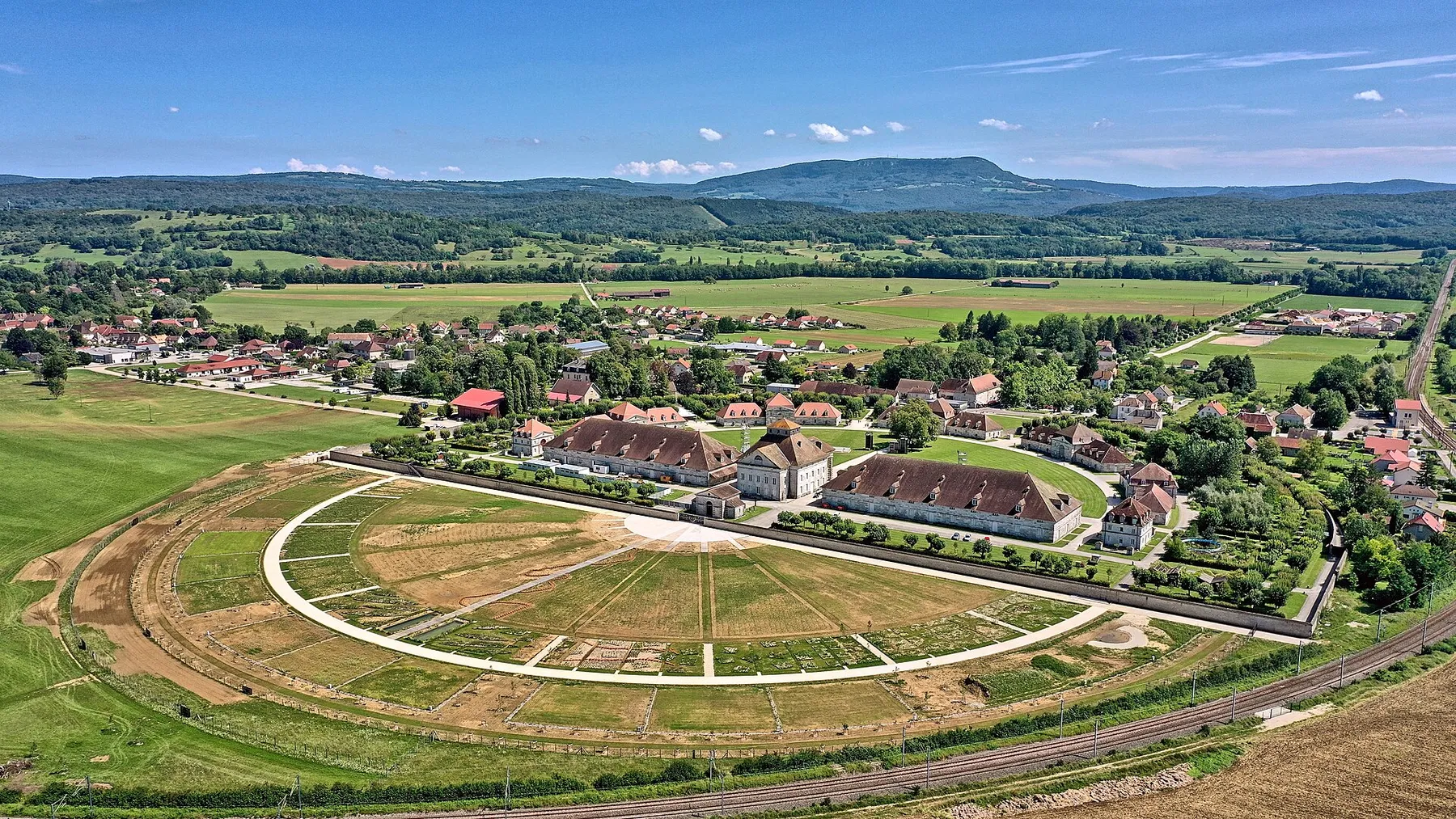 La complétion du cercle de la Saline Royale (situation 08/2021)