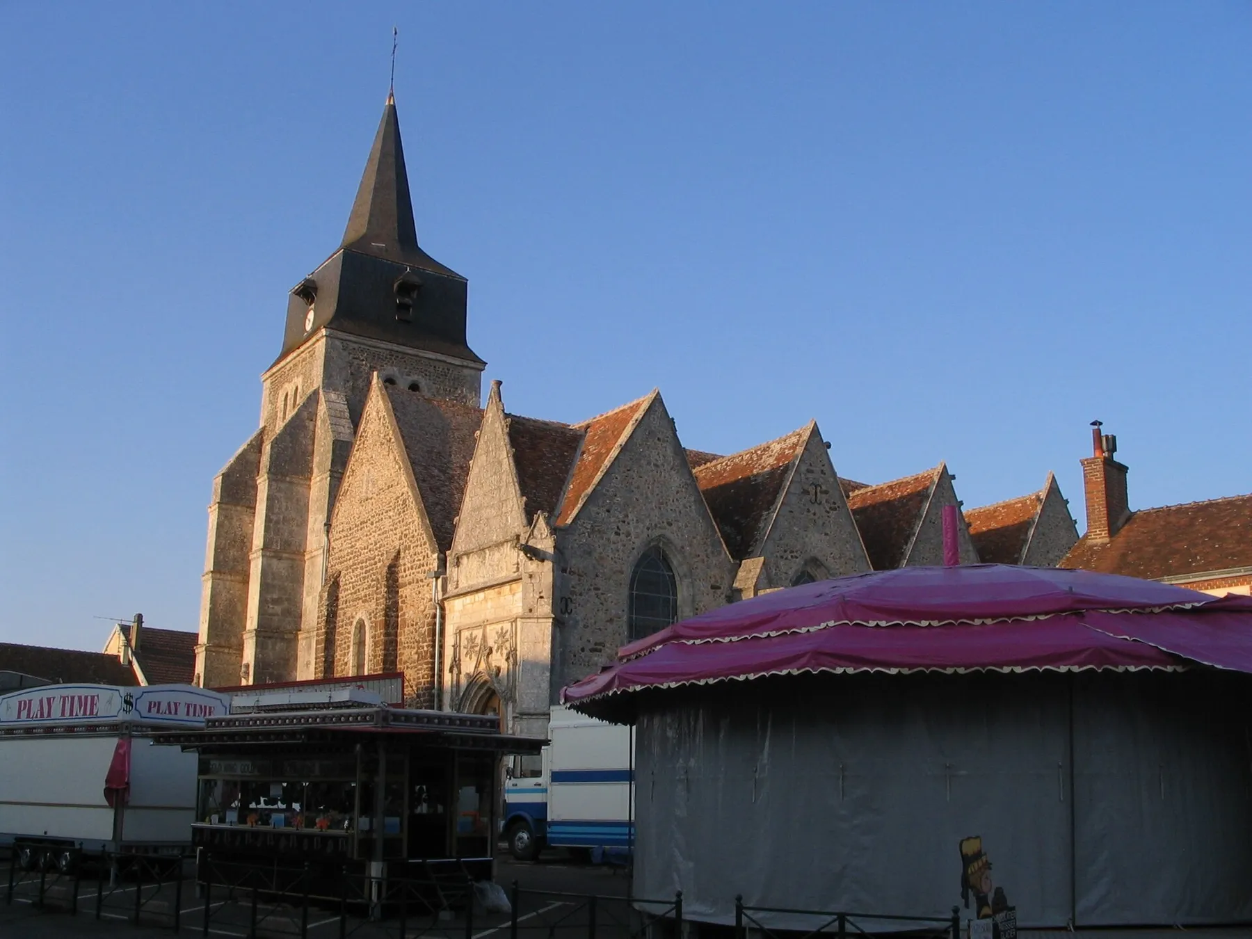 The church of Arrou, Eure-et-Loir, France