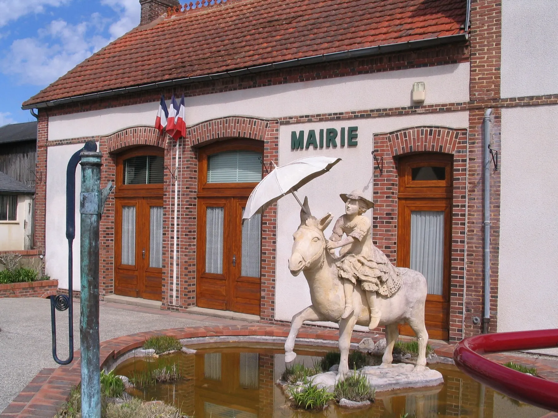 Mairie de la comune d'Aube (Orne,France)