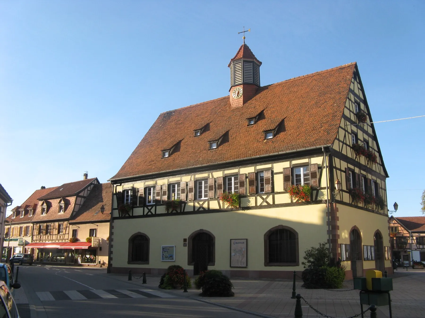 Bischwiller/Alsace, old town hall and market hall