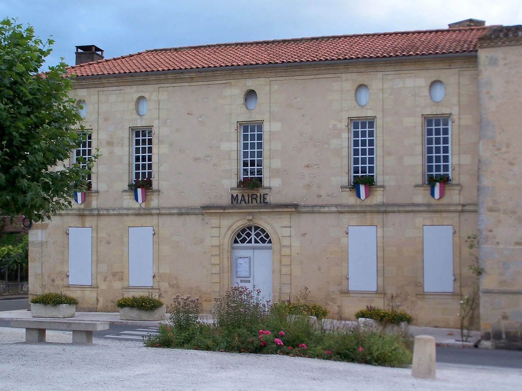 Town hall of Blasimon (Gironde, France)