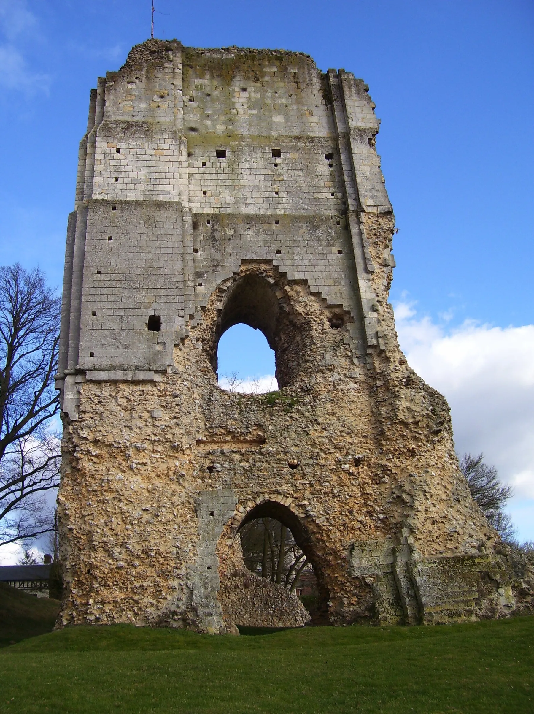 Donjon in Brionne, departement Eure, France, 11th century.