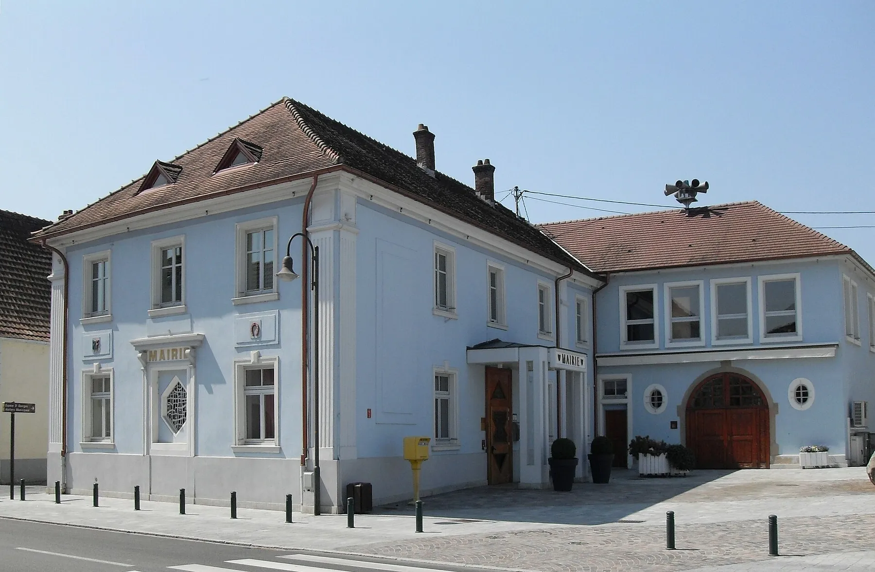 La mairie de Brunstatt-Didenheim, l'ancienne maitie-école de Brunstat