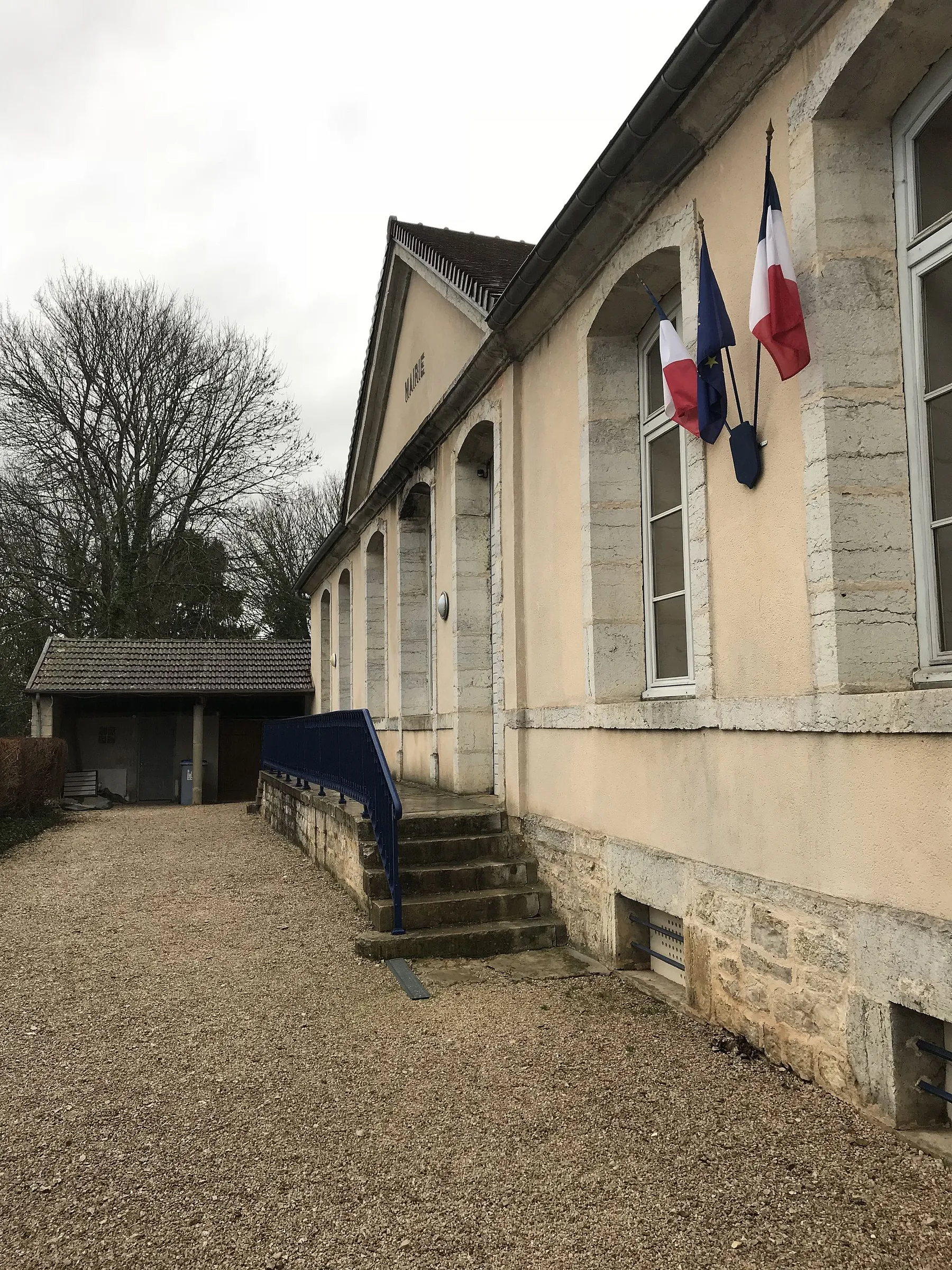 Champagne-sur-Loue (Jura) en janvier 2018.