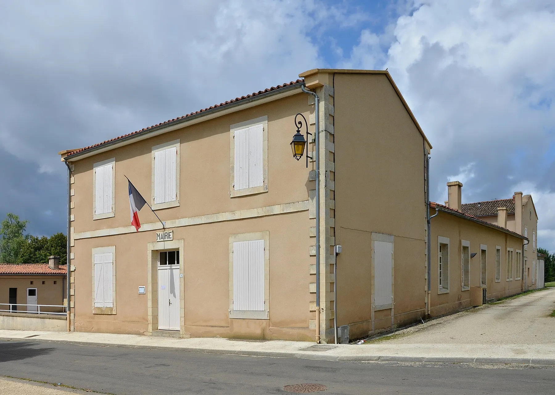 Town hall of Champniers, Vienne, France.