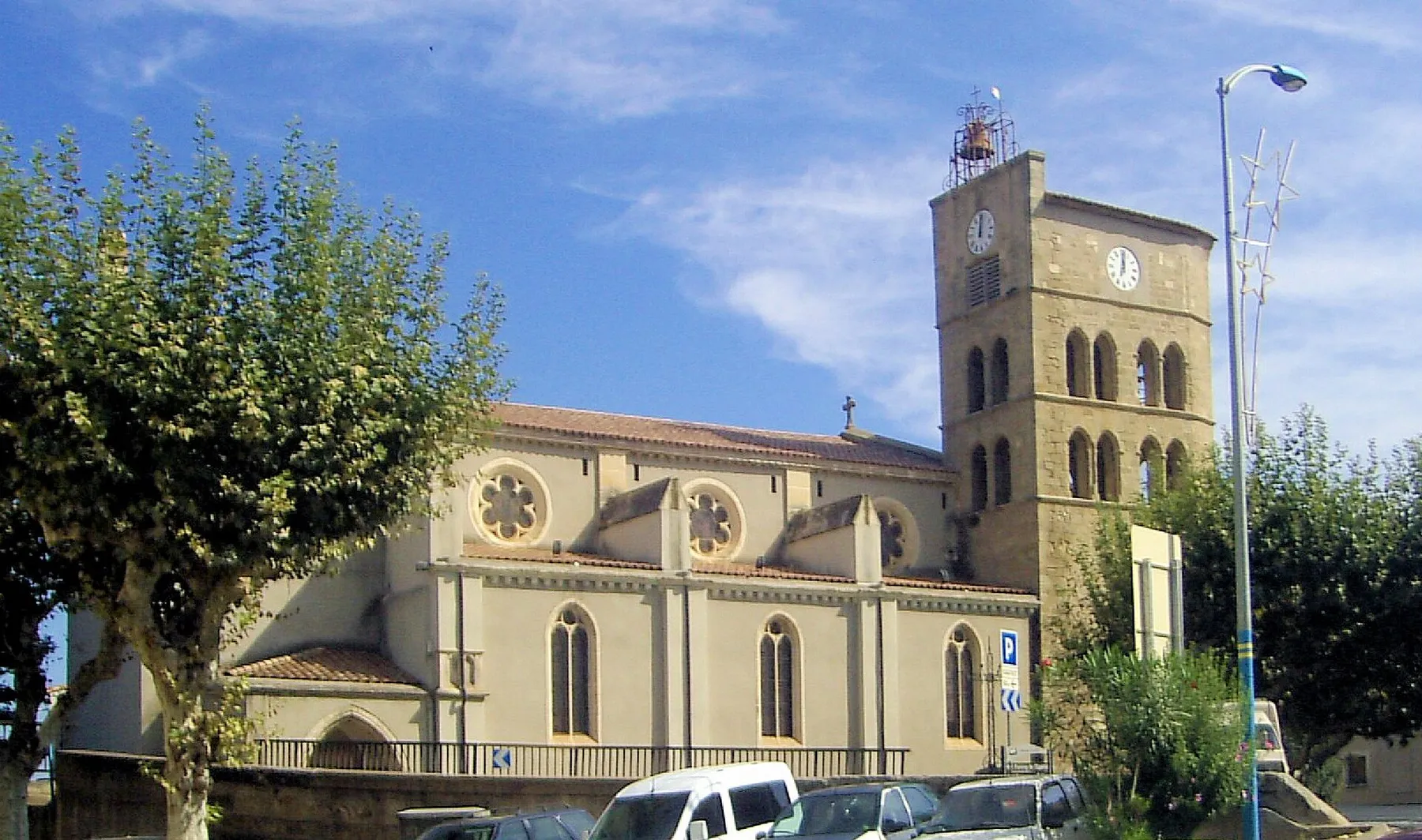 L'église Notre-Dame à Coursan