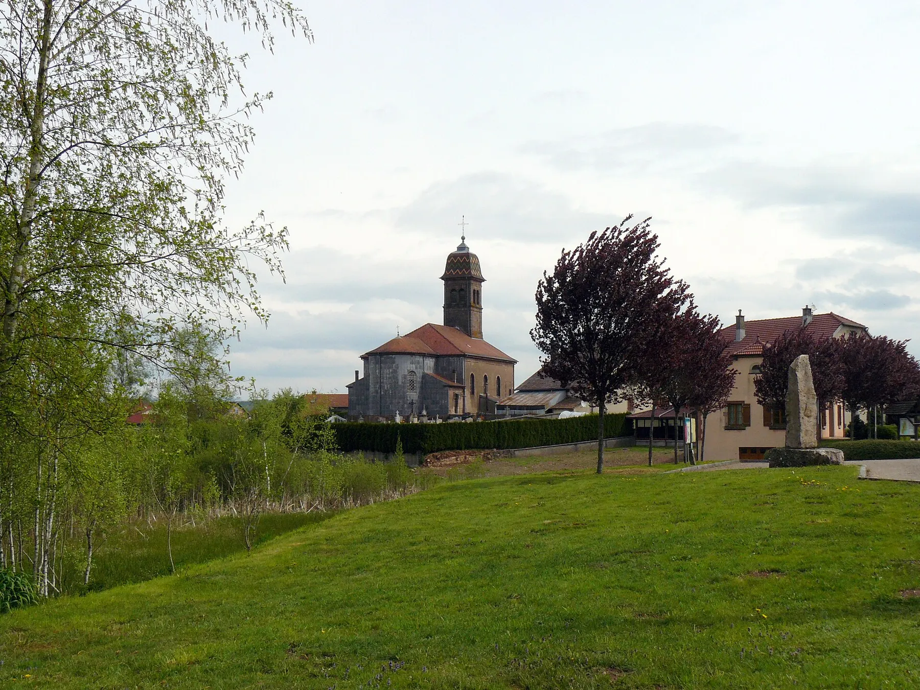 Vue d'Ecromagny (Haute-Saône, France)