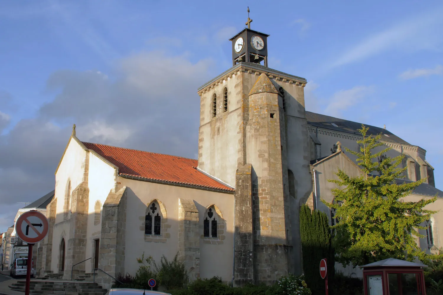 Notre-Dame de La Séguinière church in La Séguinière, France.