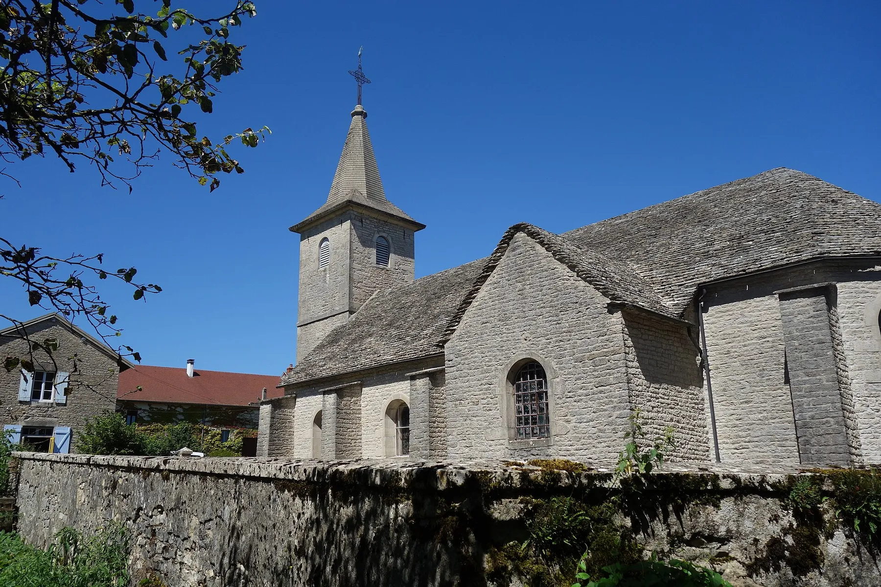Saint-Antoine church in Granges-sur-Baume