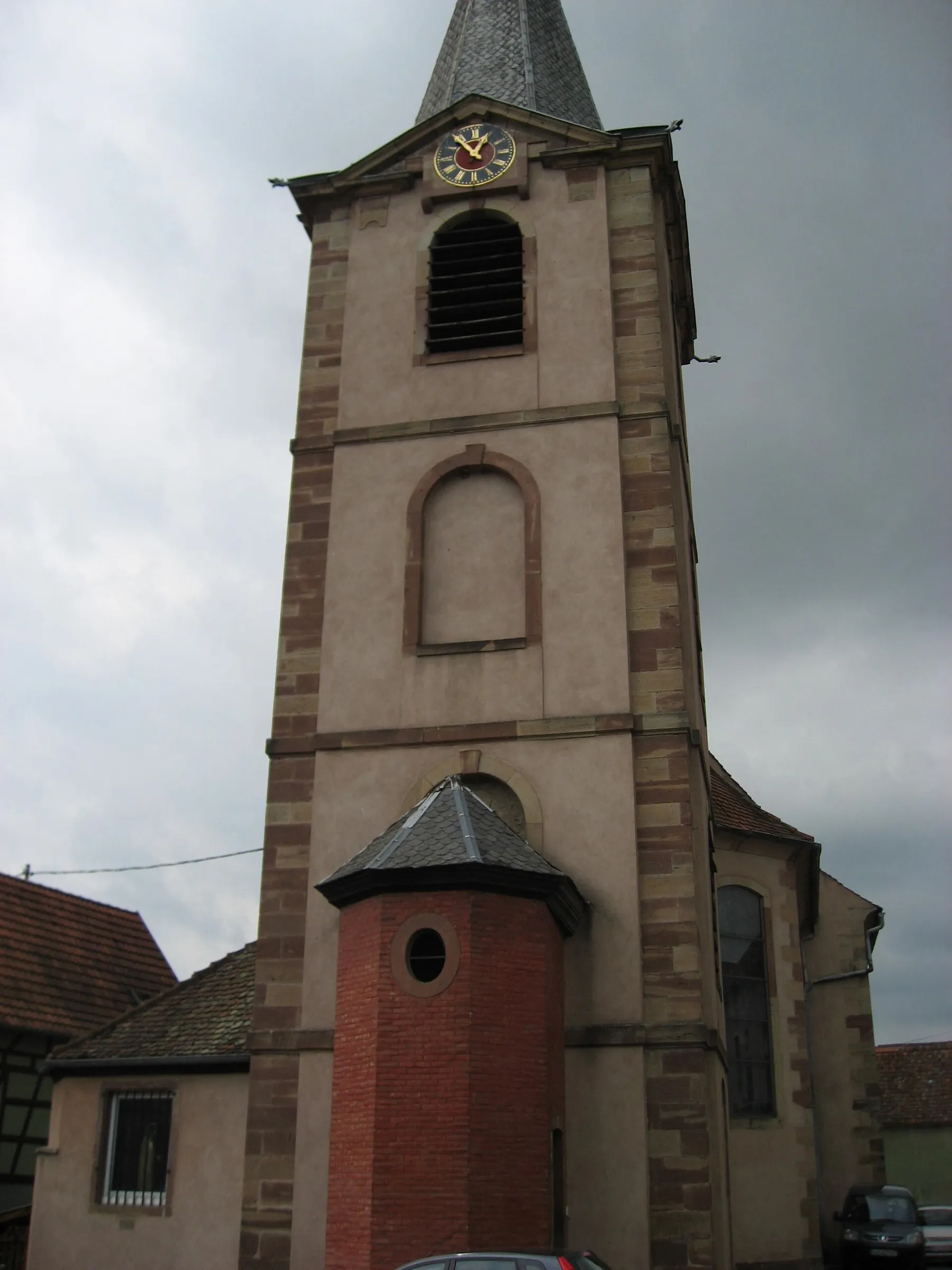 l'église St.Etienne mit Callinet-Orgel de Wolxheim, Bas-Rhin