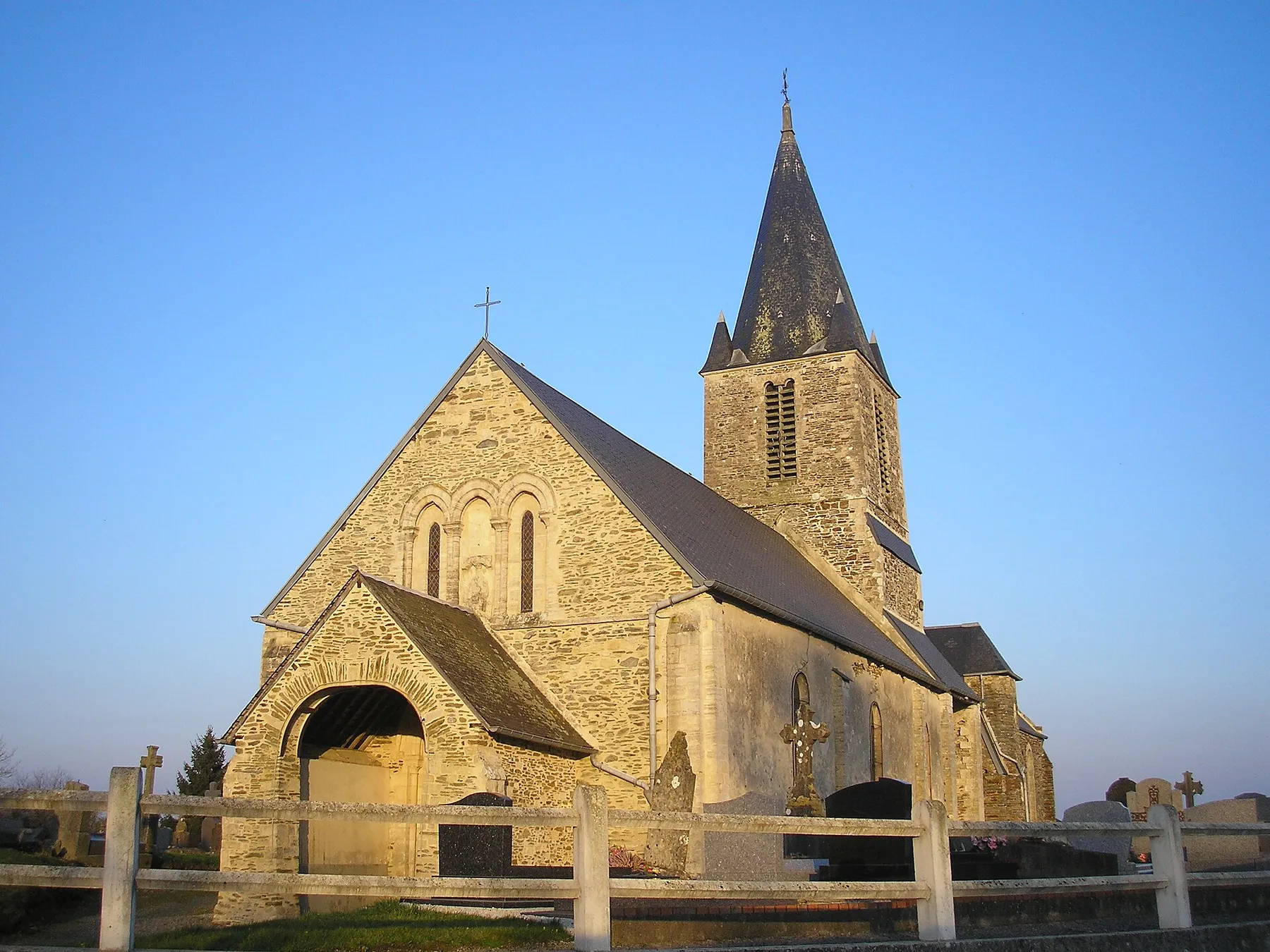 Litteau (Normandie, France). L'église Notre-Dame.