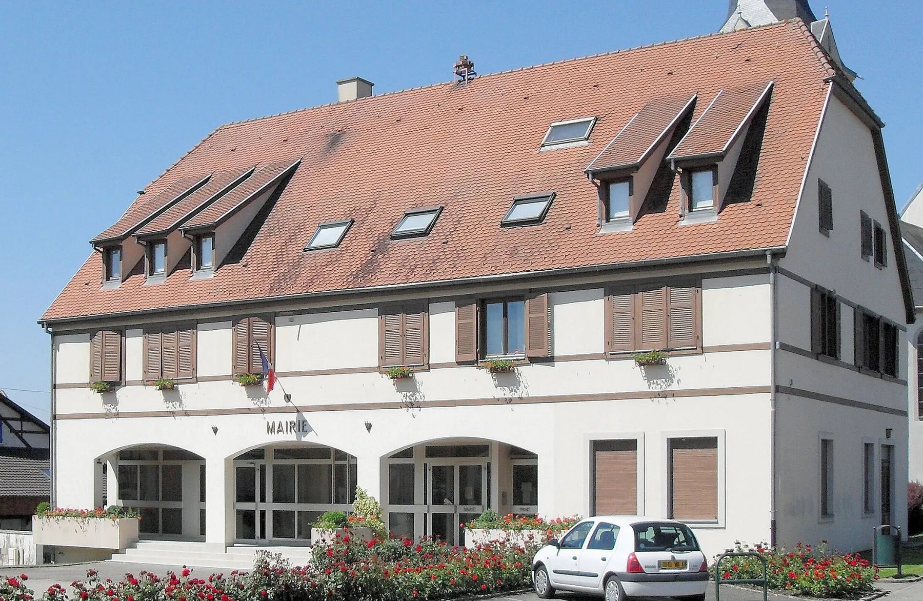 La mairie d'Heimsbrunn