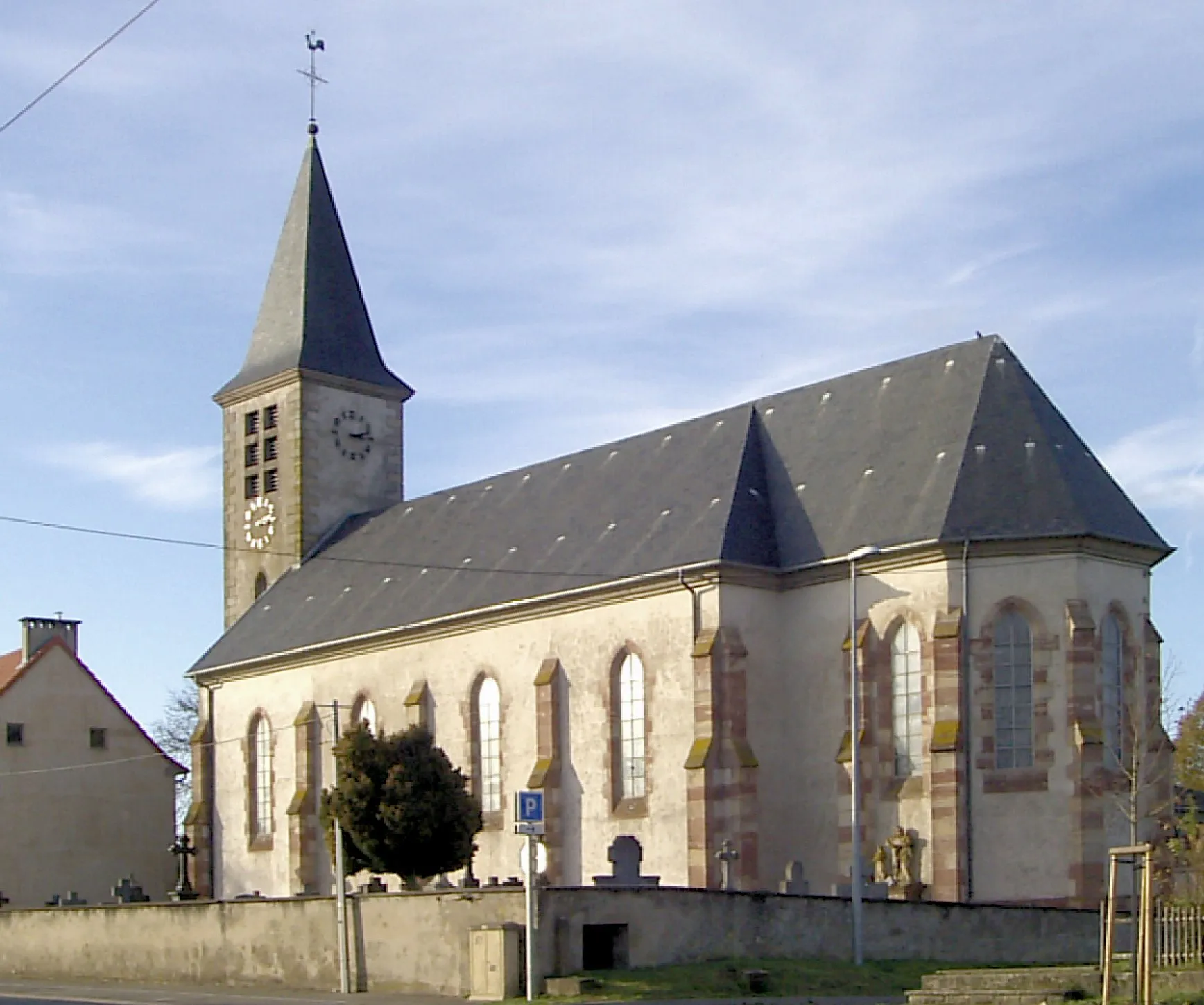 L'église Saint-Maurice à Hoste