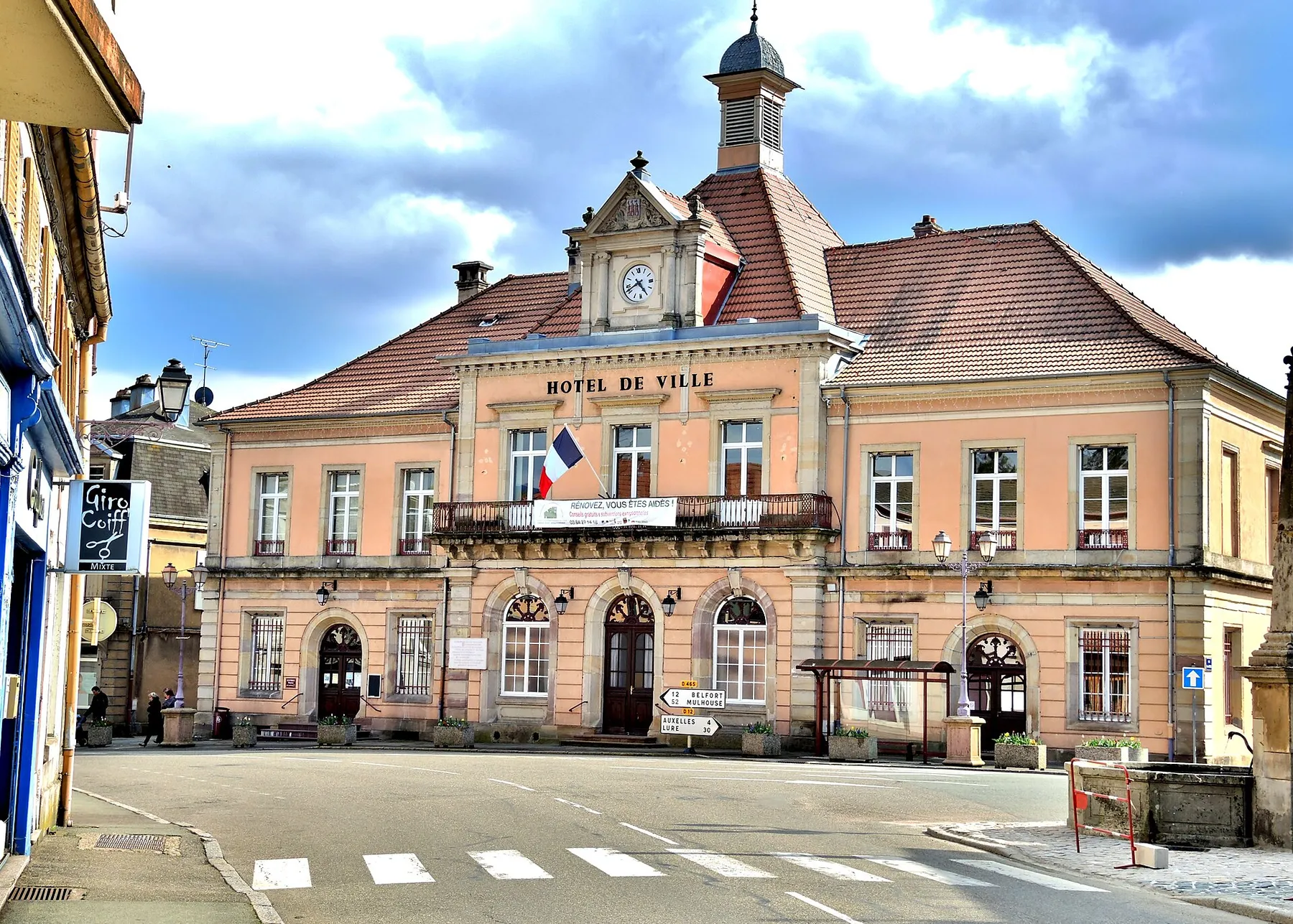 Hôtel de ville de Giromagny. Territoire de Belfort.