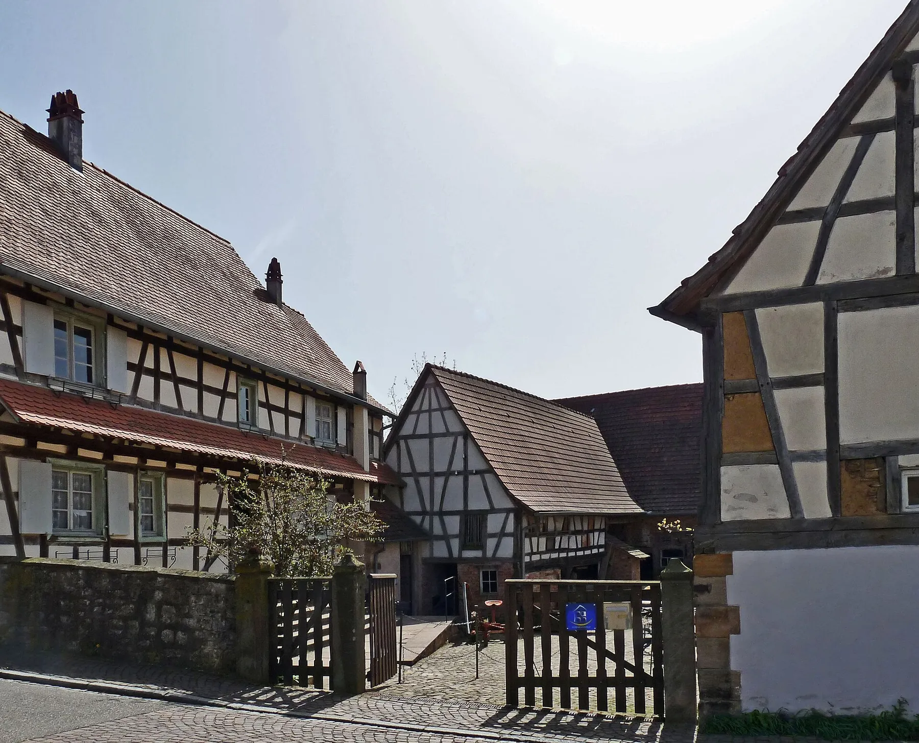 Maison rurale de l'Outre-Forêt à Kutzenhausen (Bas-Rhin).