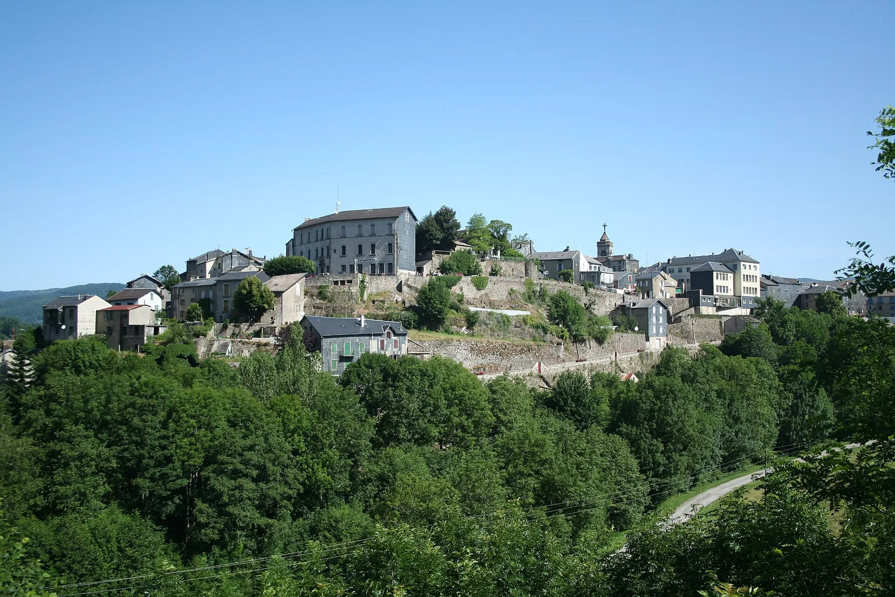La Salvetat-sur-Agout (Hérault), vue générale.