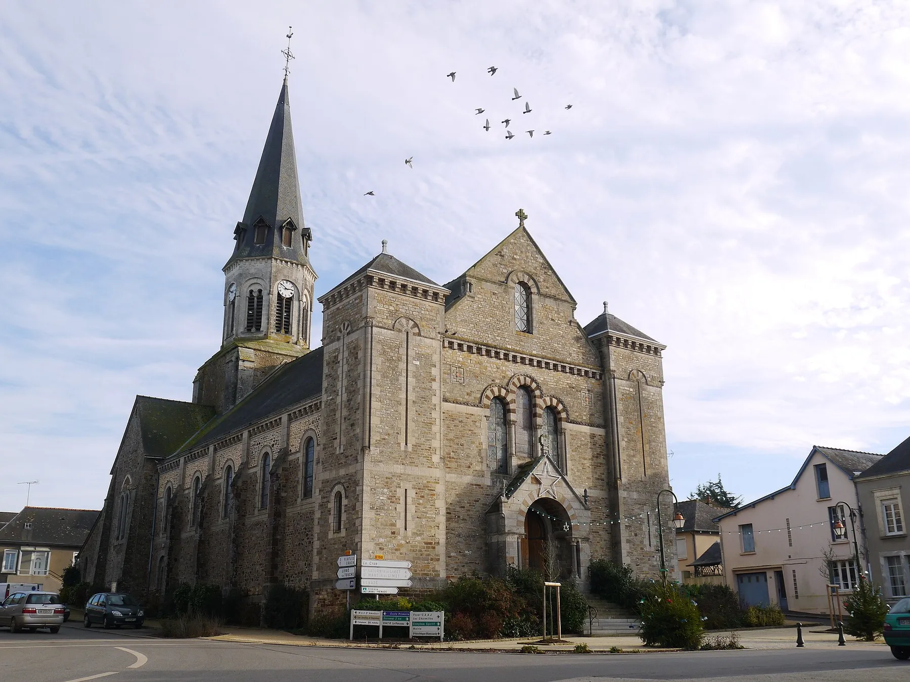 L'église Saint-Martin.