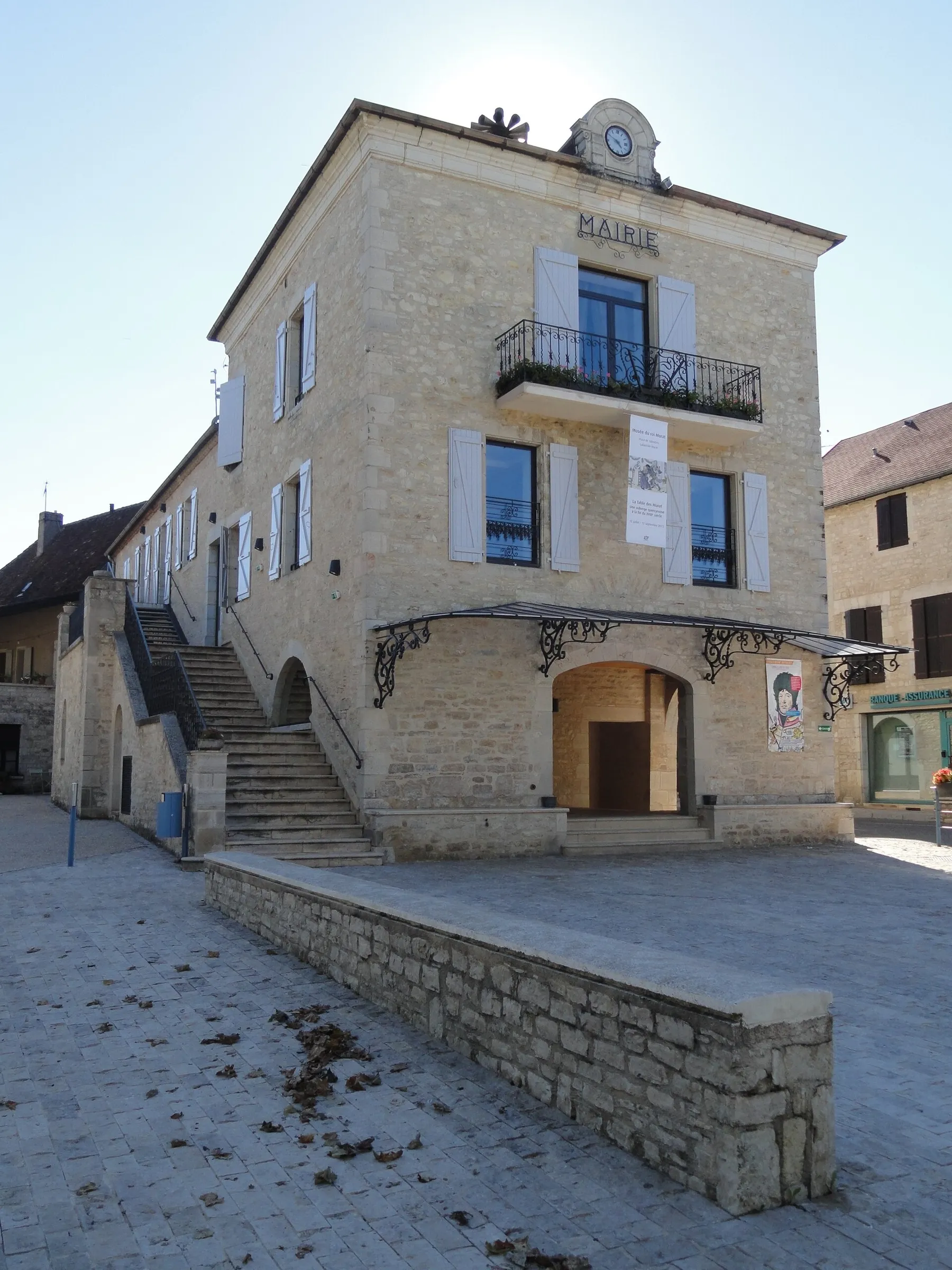 Town hall of Labastide-Murat(Lot) FRANCE