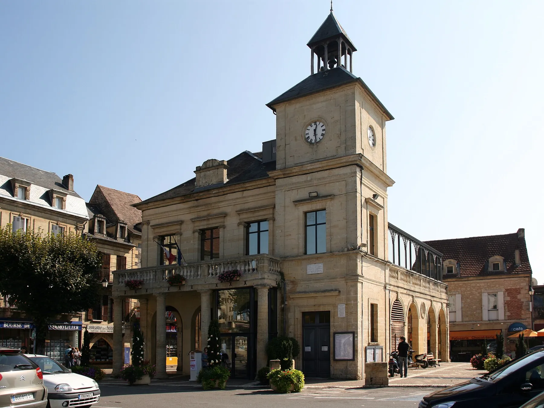 Town hall of Le Bugue, Dordogne, Aquitaine, France.