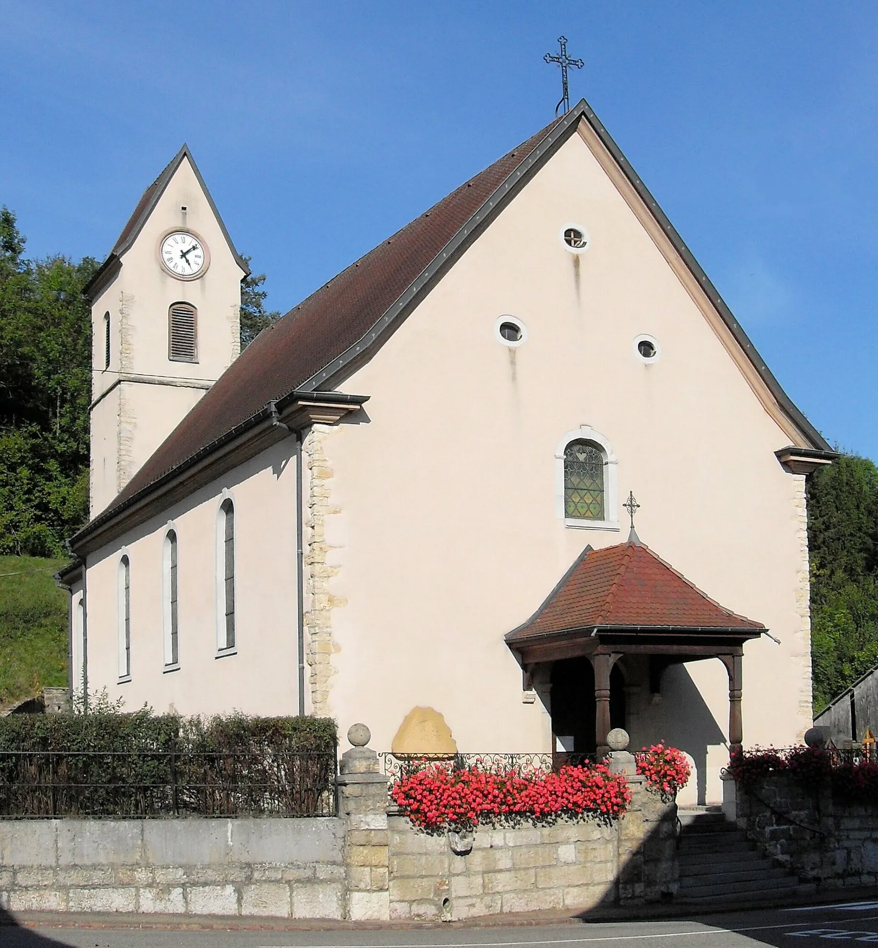 L'église Saint-Georges à Ligsdorf