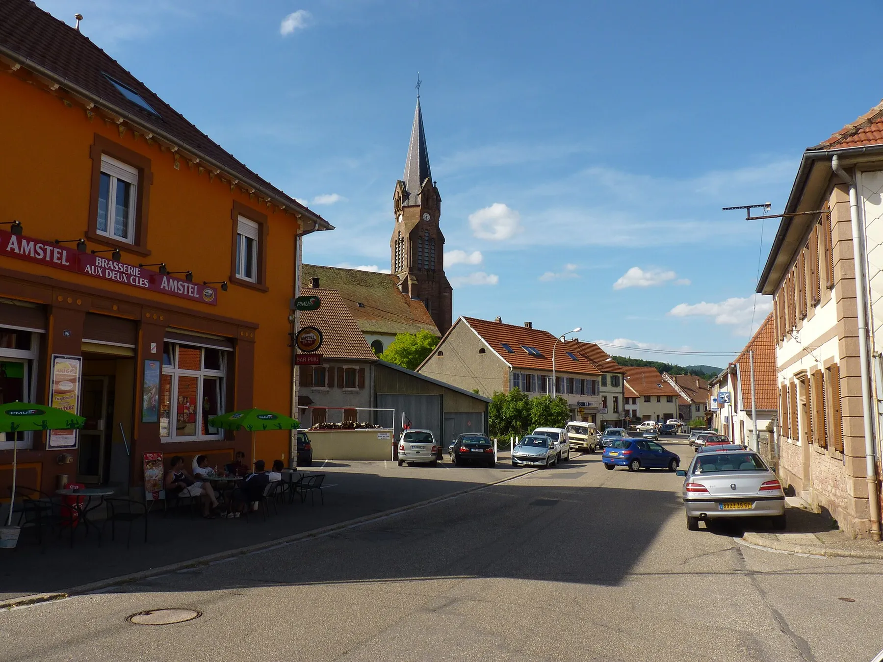Artère principal du village de Lutzelhouse