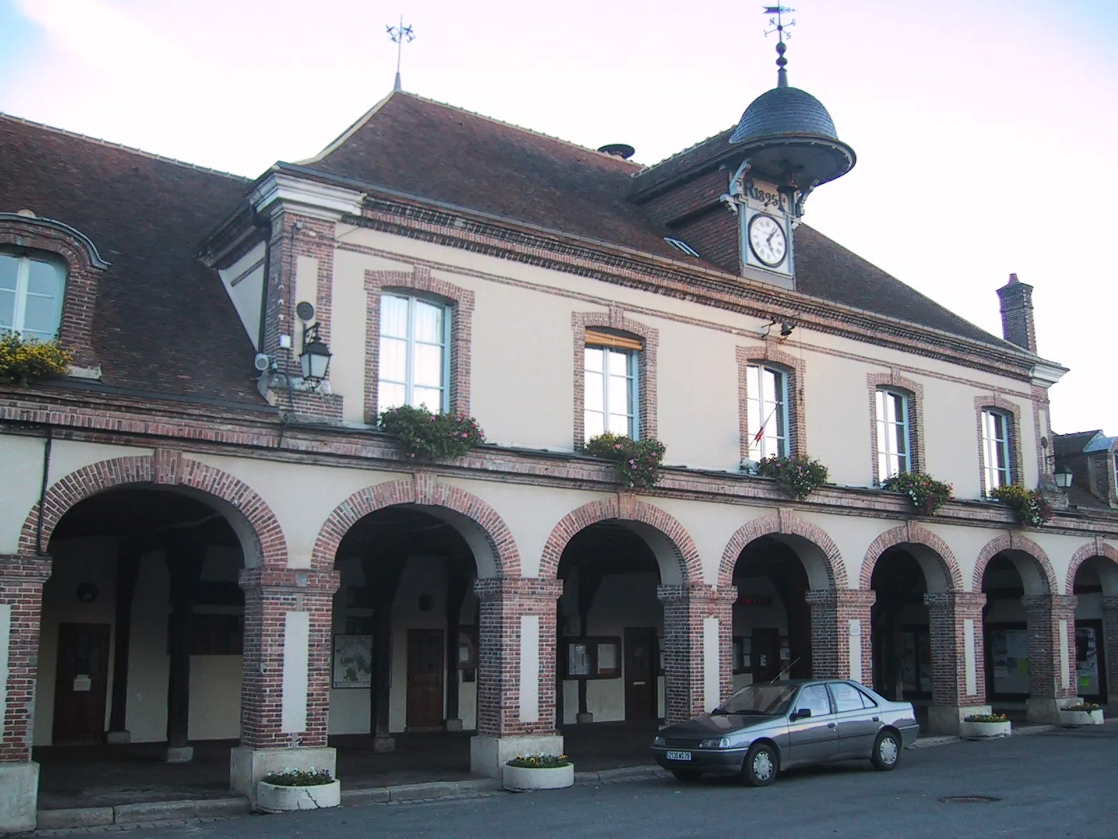 Town hall of La Ferté-Vidame (France).