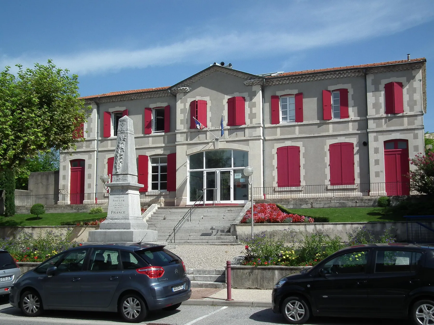 Town hall of Saulce-sur-Rhône - Drôme - France