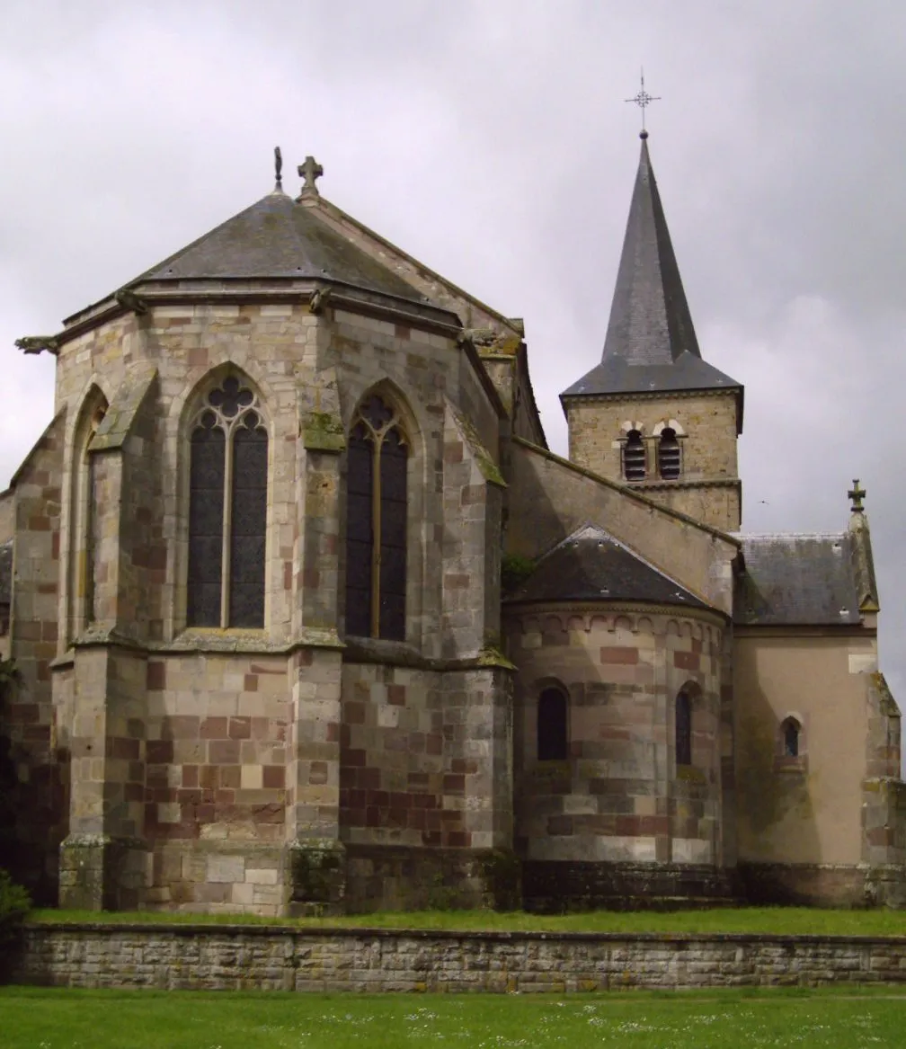 Marsal 57 France 28 mai 2006 Arrière de la collégiale Saint-Léger