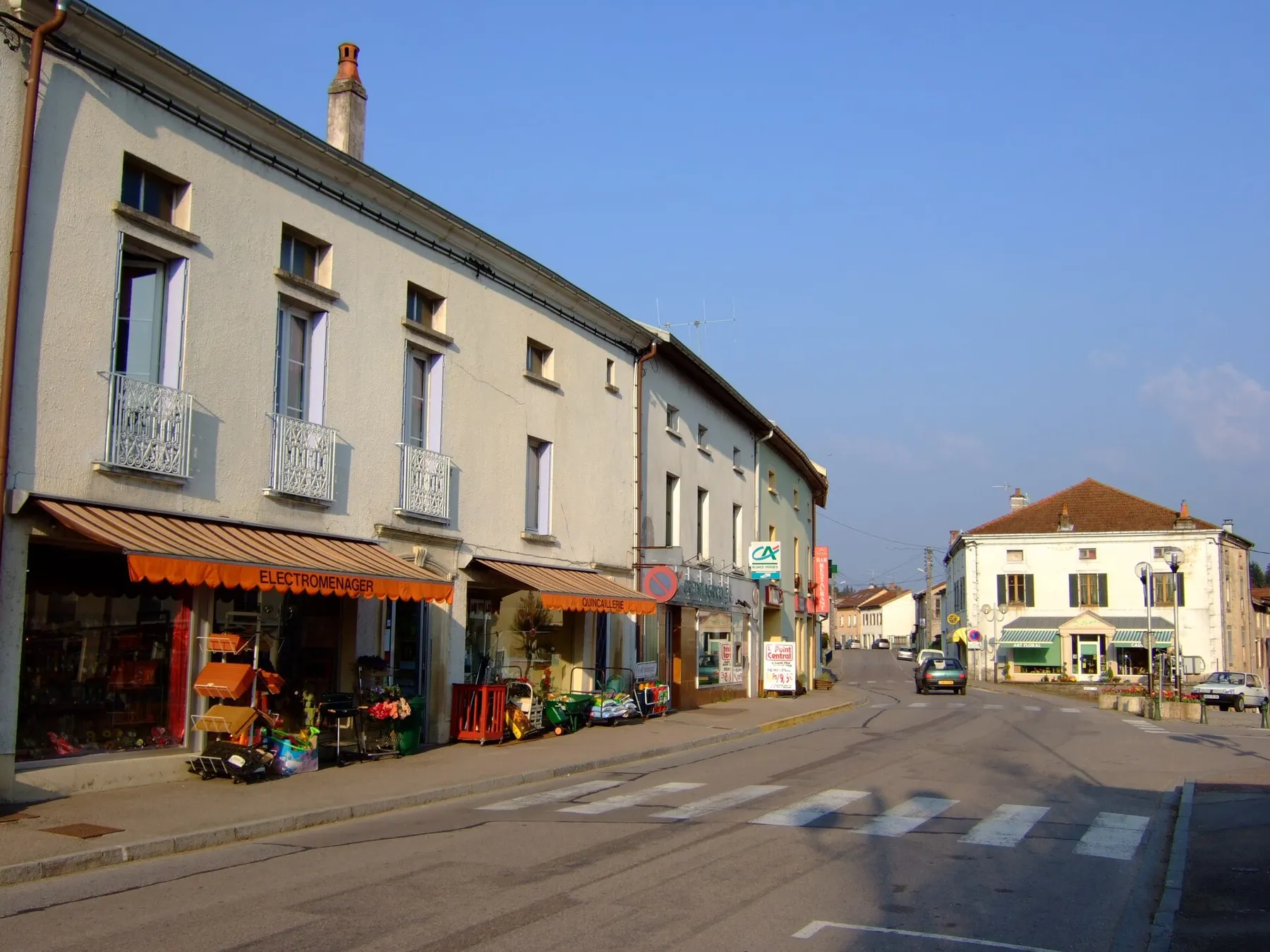 Le centre de Monthureux-sur-Saône