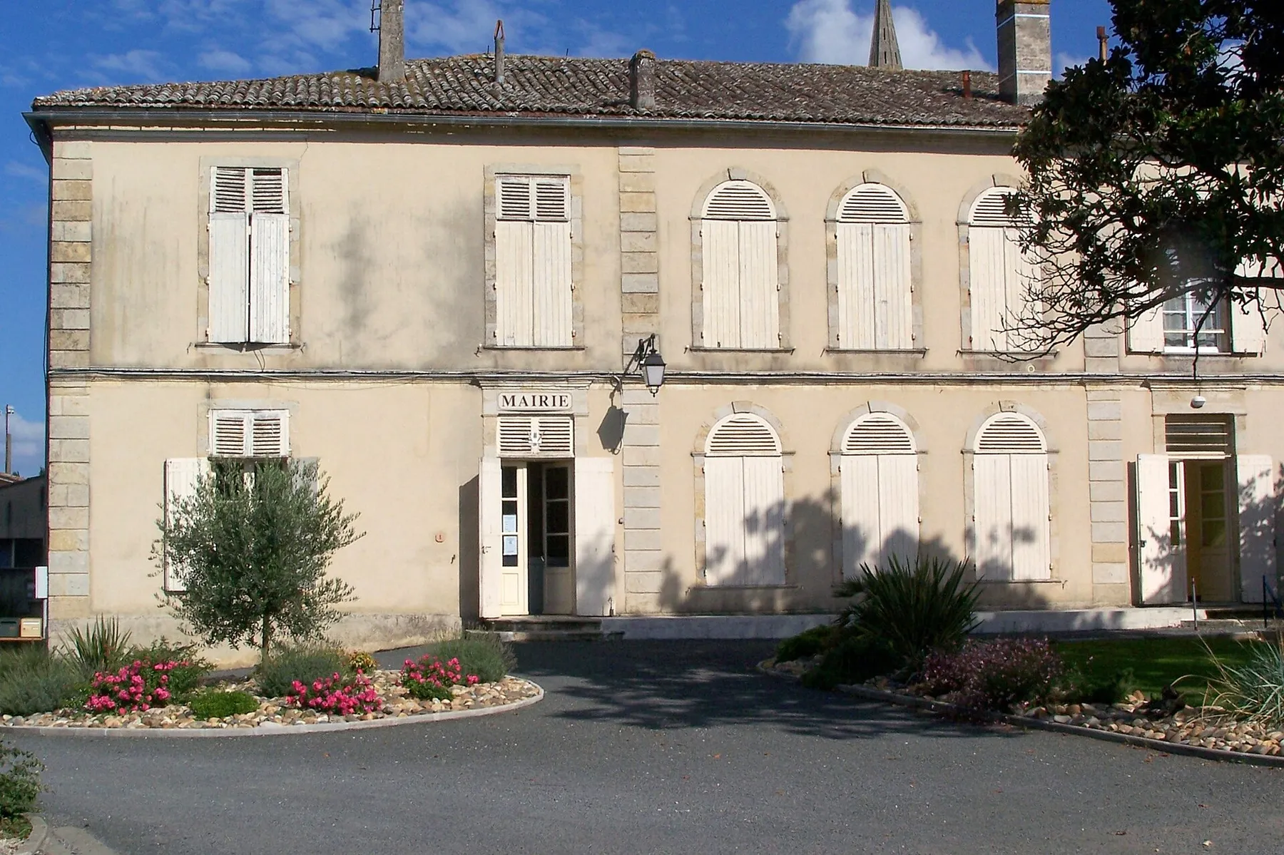 Town hall of Morizès (Gironde, France)