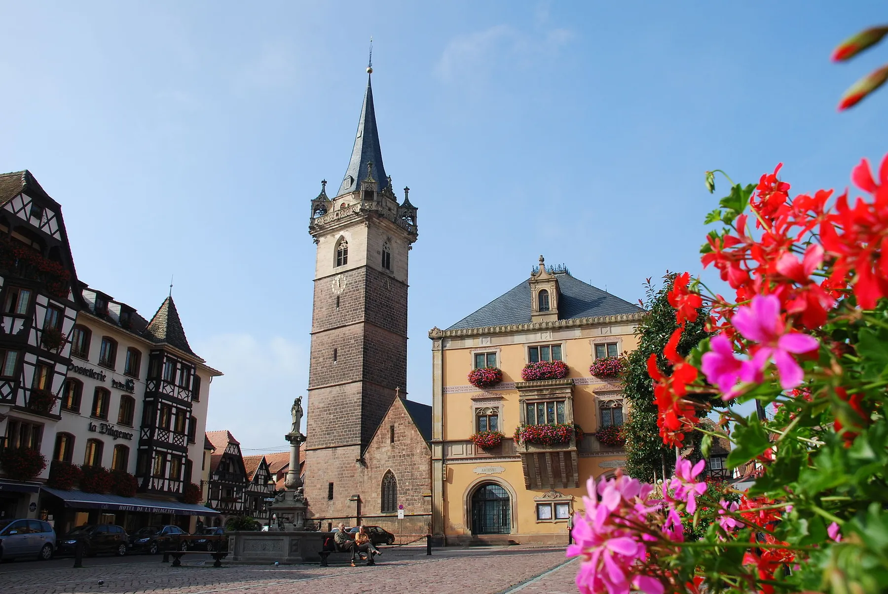 Place du Marché à Obernai