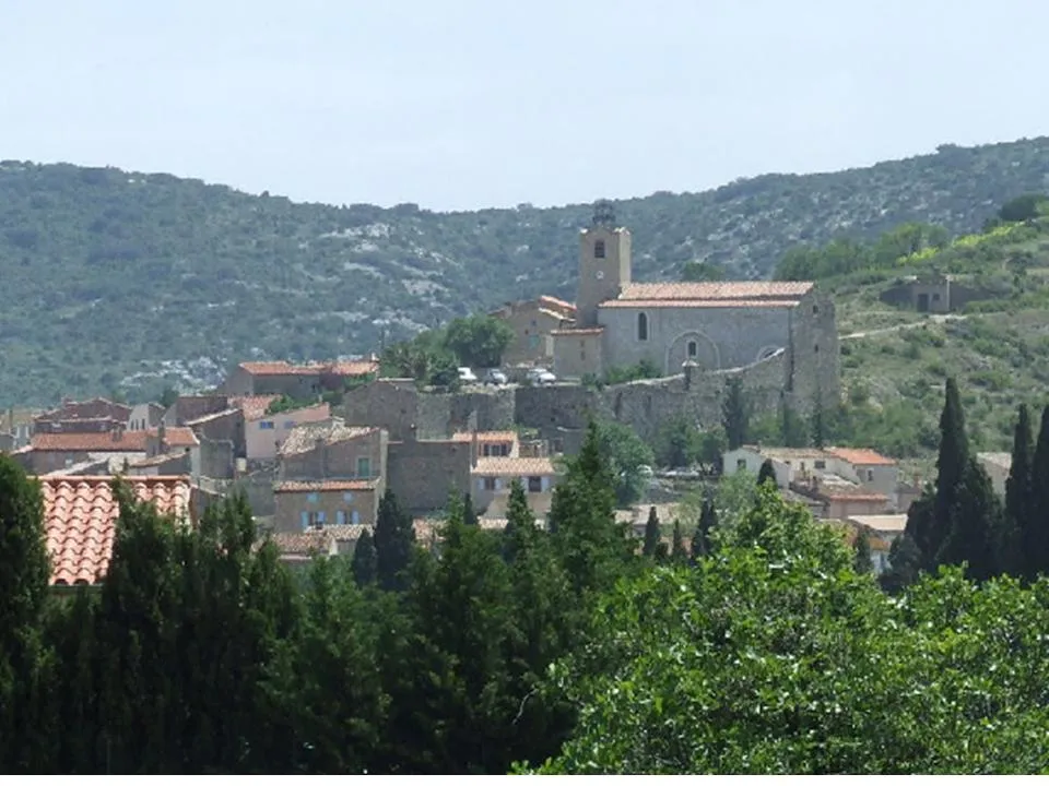 Village de Paziols Corbières dans l'Aude