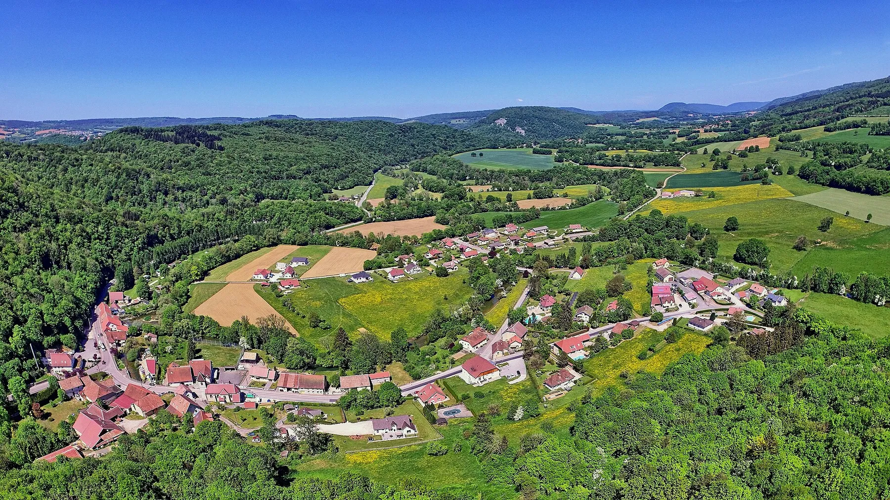 Vue générale du village
