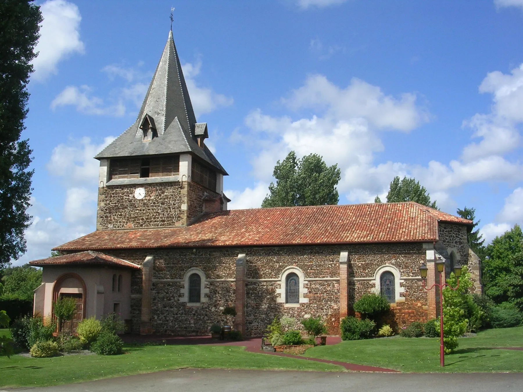 Église Saint-Martin de Pontenx-les-Forges, dans le département français des Landes