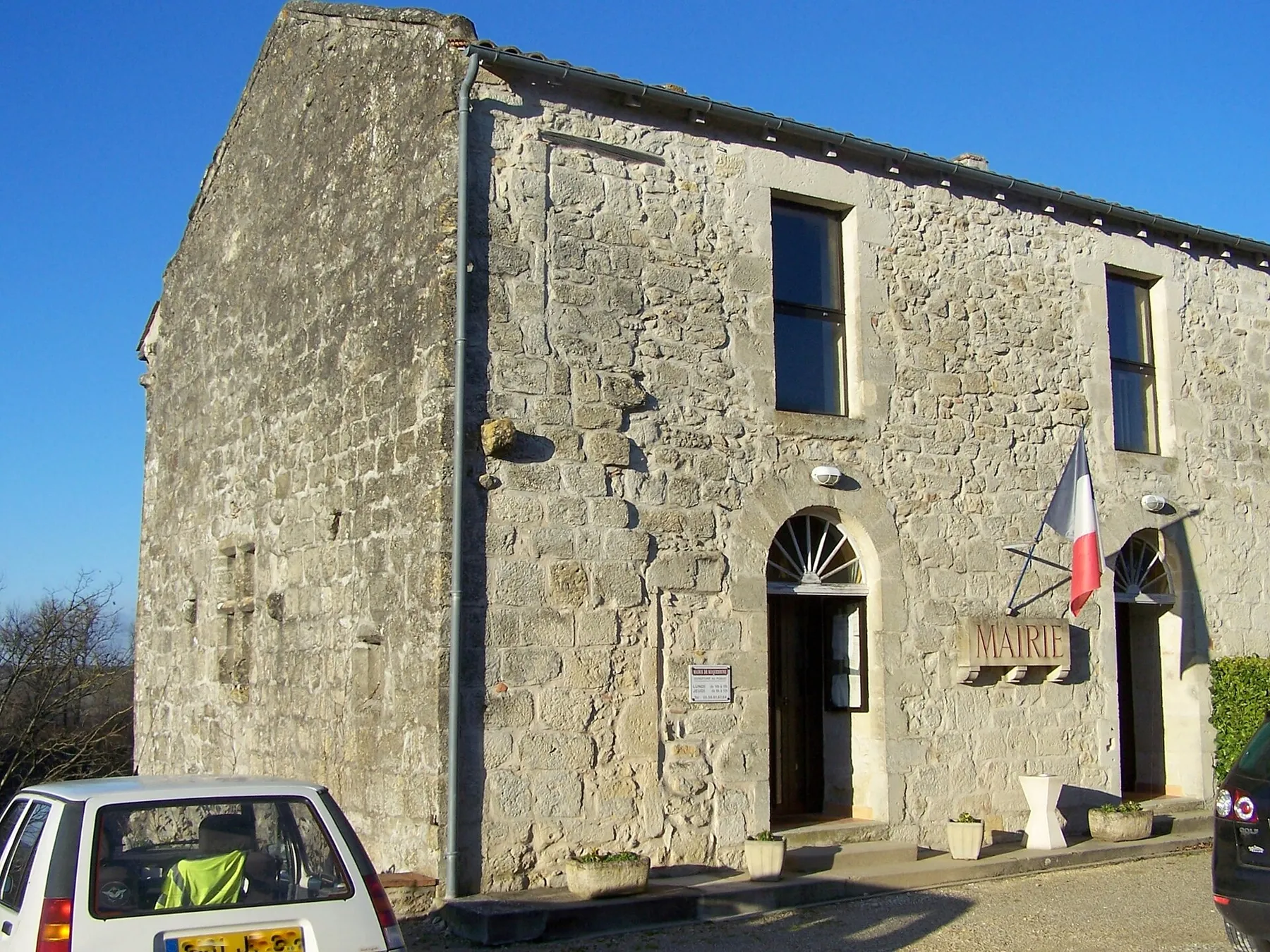 Town hall of Roquebrune (Gironde, France)