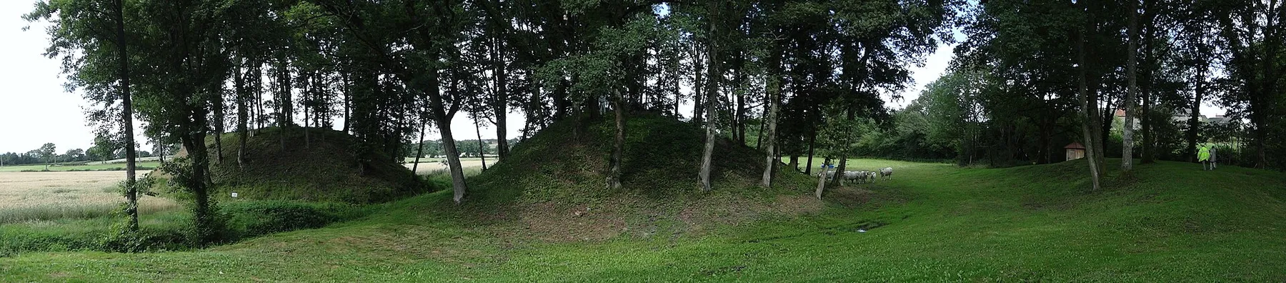 The feudal mottes in the Creusois village of La Tour, Saint-Dizier-La-Tour (23130)