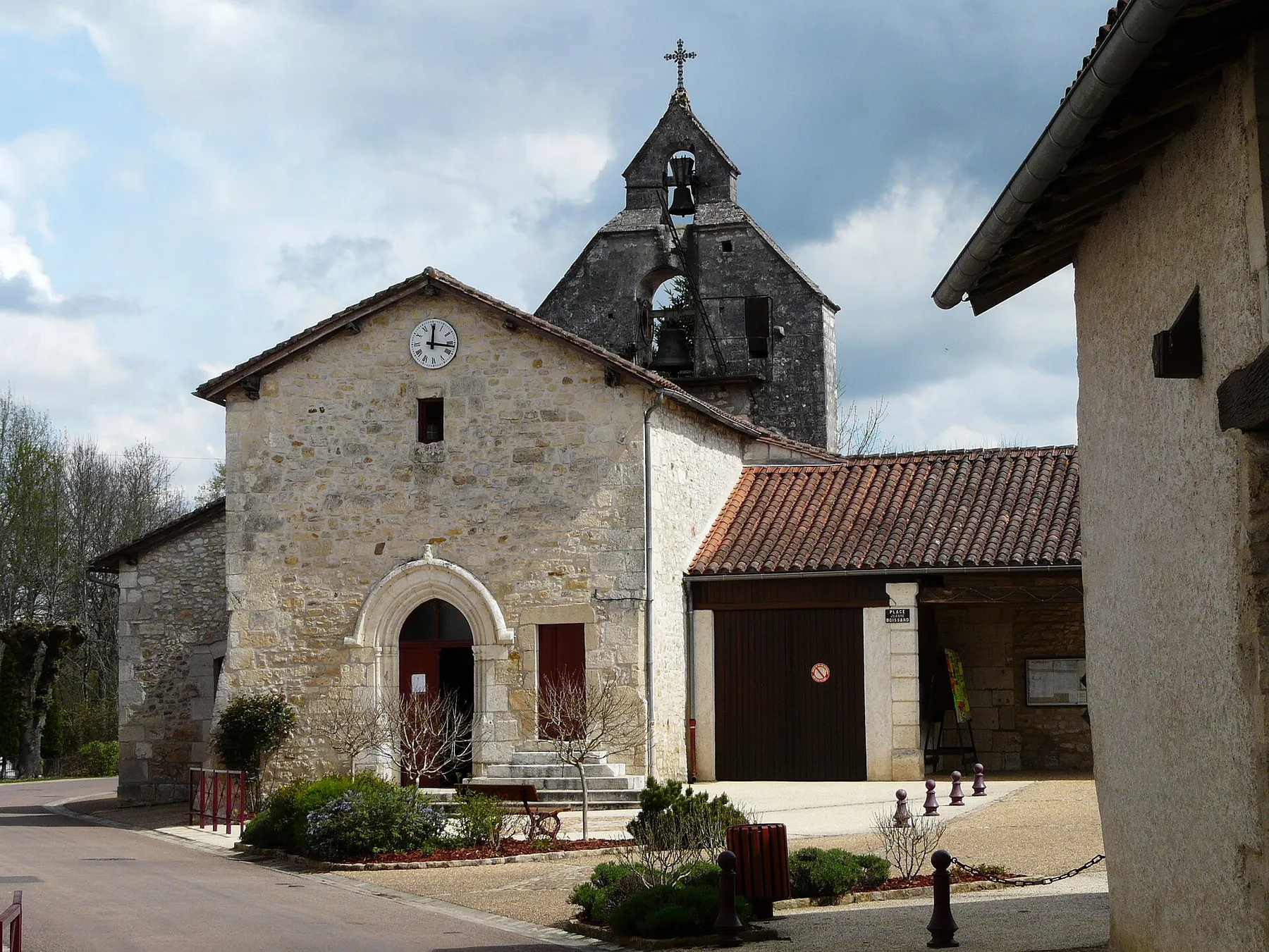L'église Saint-Front, Saint-Front-la-Rivière, Dordogne, France