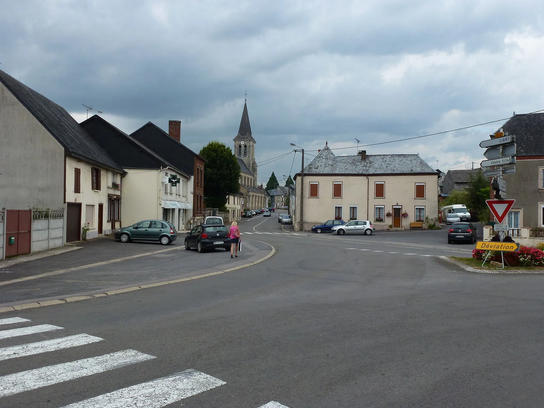 Signy-l'Abbaye (Ardennes) une rue