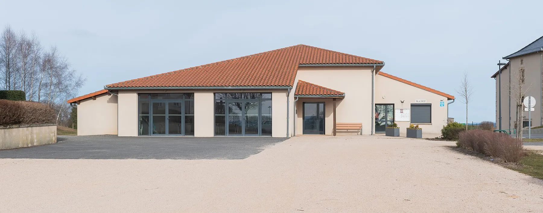 Town hall of Labathude, Lot, France